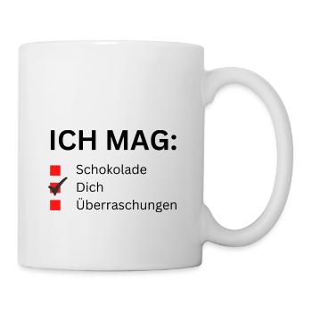 DEZENTER HINWEIS - Tasse - Weiß - Rechts