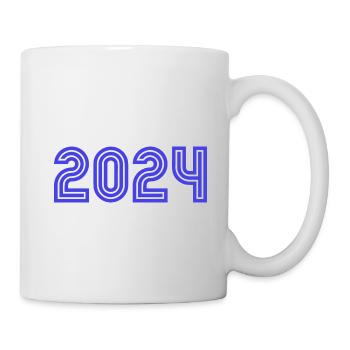 2024. NOËL. ANNEE. ANNIVERSAIRE. RETRAITE. FÊTE - Mug blanc - blanc - Droite