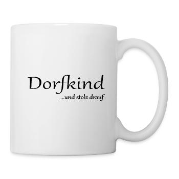 Dorfkind - Tasse - Weiß - Rechts