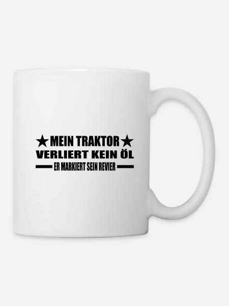 Traktor - Tasse - Weiß