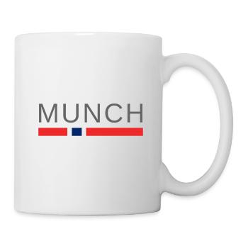 Munch Norwegen - Tasse - Weiß - Rechts