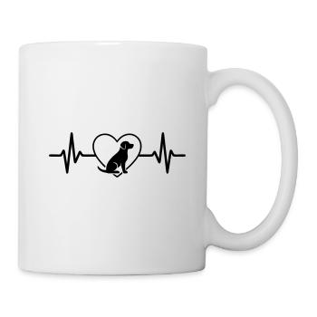 Süßer Hund, ich liebe Hunde - Tasse - Weiß - Rechts