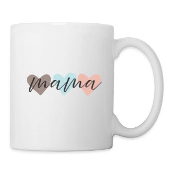 Mama Love Police Pastel Hearts - Mug blanc - blanc - Droite