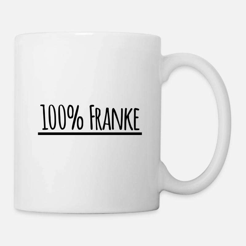 100% Franke - Tasse - Weiß