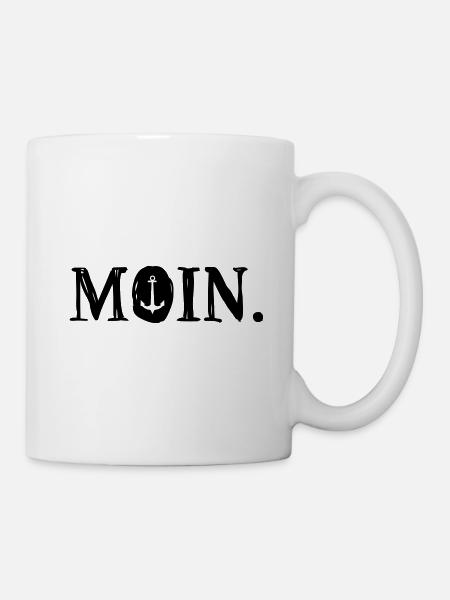 Moin - Tasse - Weiß