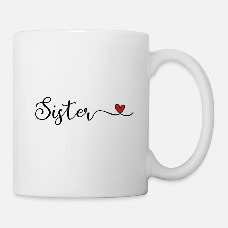 Schwester - Tasse - Weiß