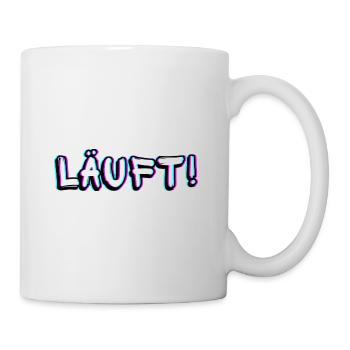 Läuft bei dir super - Alles Cool soweit - Tasse - Weiß - Rechts