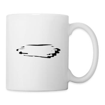 Dash Symbol Cracks - Mug - white - Right