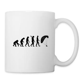Evolution Graphic Paragliding Paraglider Skydiver - Tasse - Weiß - Rechts