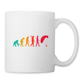 Evolution Graphic Paragliding Paraglider Skydiver - Tasse - Weiß - Rechts