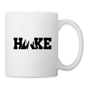 Retro Graphic Hiking Hiker Mountaineering Trekking - Tasse - Weiß - Rechts