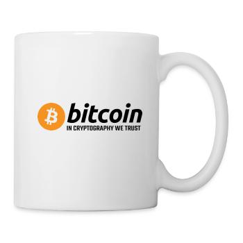 Bitcoin in Cryptography We Trust - Mug - white - Right