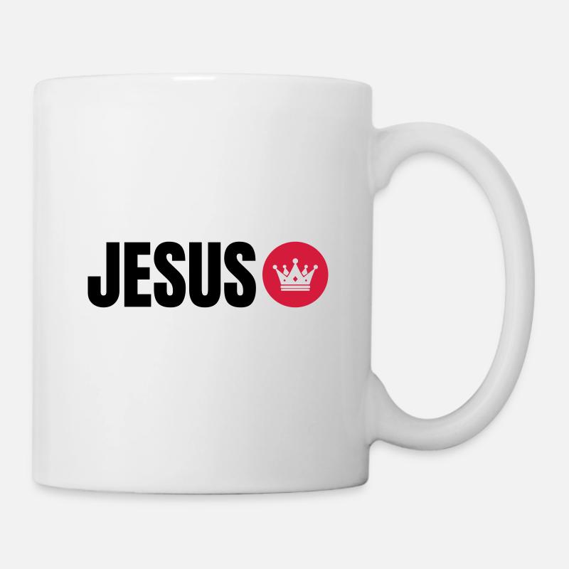Jesus is King 👑 - Mug - white