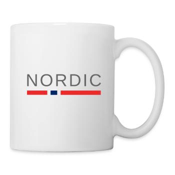 nordique - Mug blanc - blanc - Droite