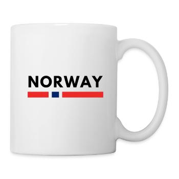Norwegen - Tasse - Weiß - Rechts