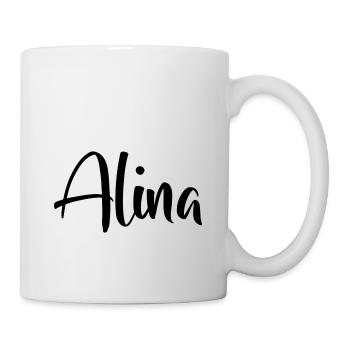 Name - Alina - Tasse - Weiß - Rechts