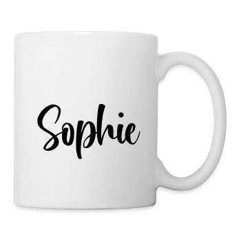 Vorname Sophie - Tasse - Weiß - Rechts