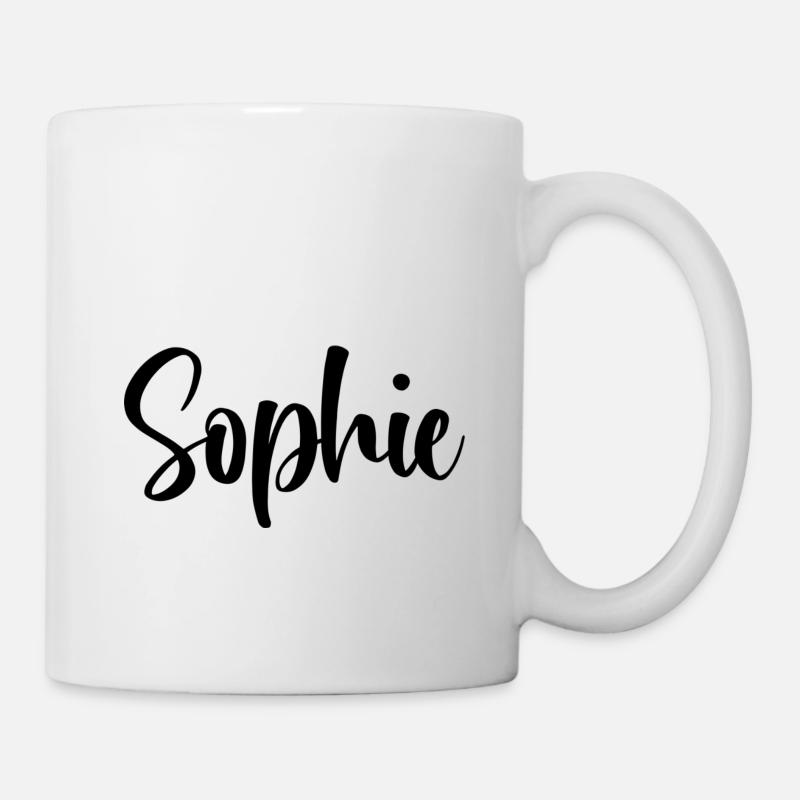 Vorname Sophie - Tasse - Weiß