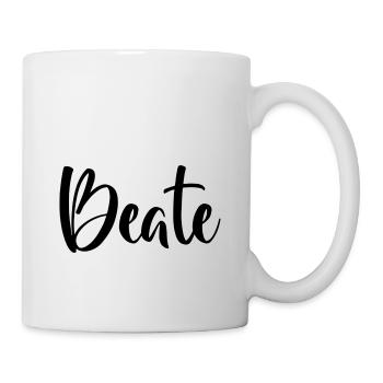 Vorname - Beate - Tasse - Weiß - Rechts