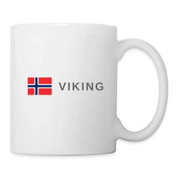 Wikinger - Tasse - Weiß - Rechts