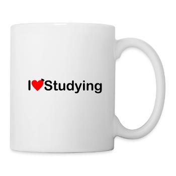 Ich liebe Studieren - Tasse - Weiß - Rechts