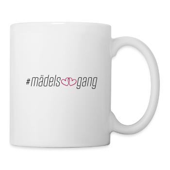 coeurs de fille - Mug blanc - blanc - Droite