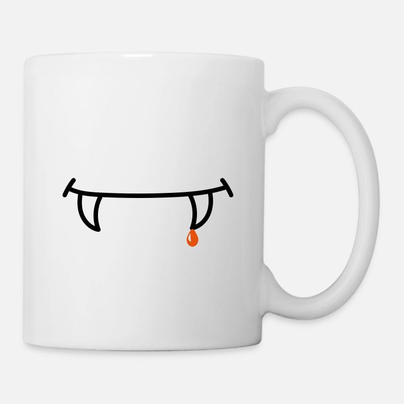Für Vampire mit - Tasse - Weiß