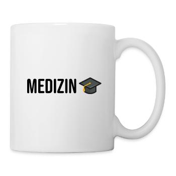 Medizin Studium Abschlussfeier - Tasse - Weiß - Rechts