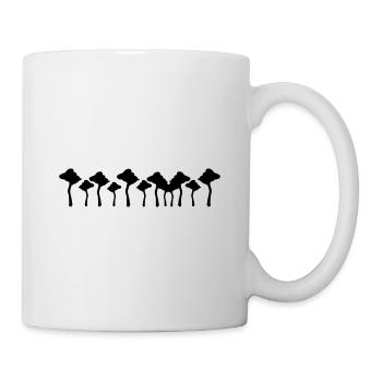 Trees Symbol Line Forest Nature - Mug - white - Right