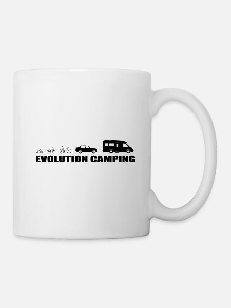 camping - Tasse - Weiß