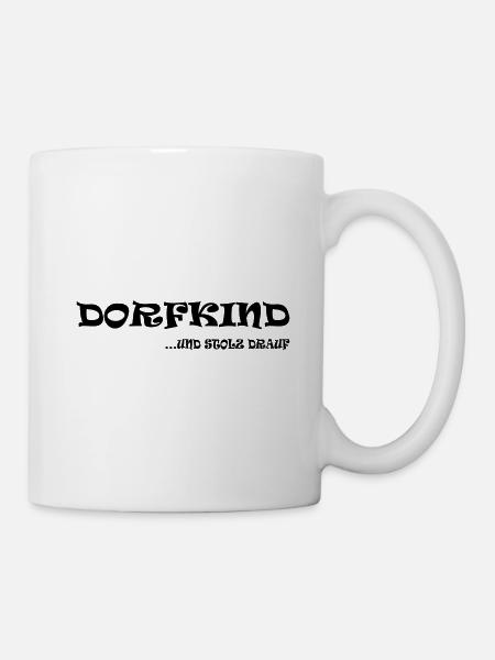 Dorfkind - Tasse - Weiß