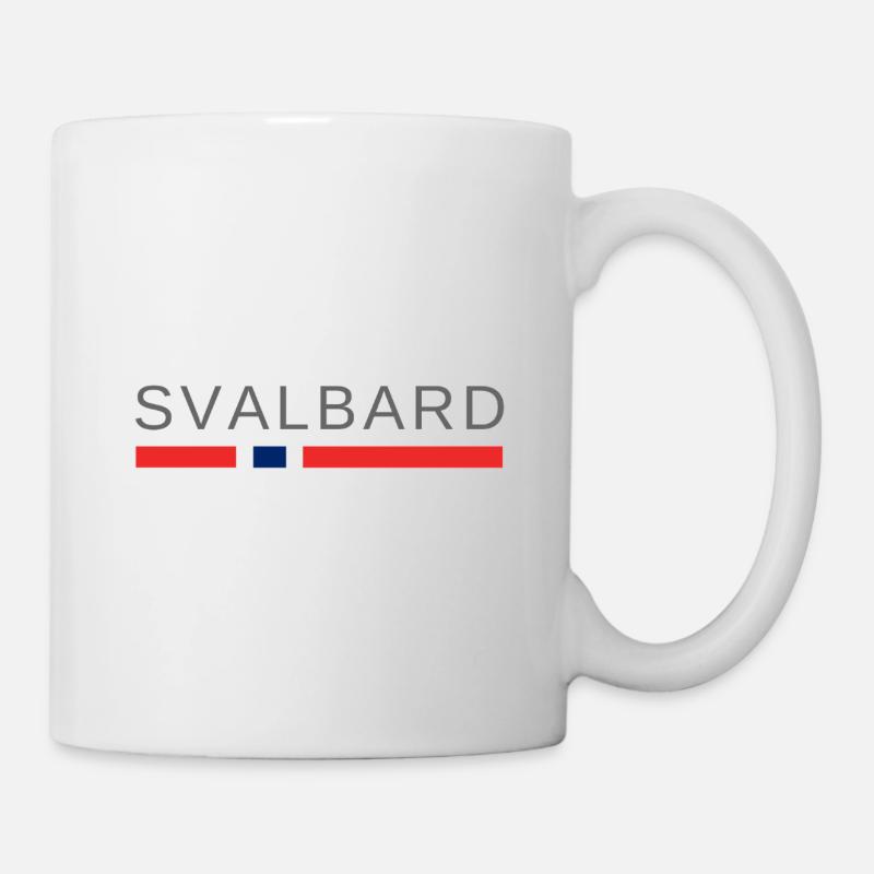 Svalbard Norvège - Mug blanc - blanc