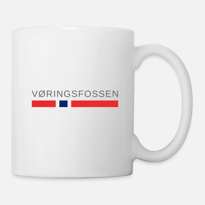 Vøringsfossen Norwegen - Tasse - Weiß