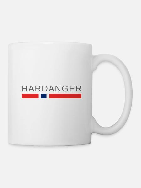 Hardanger Norvège - Mug blanc - blanc