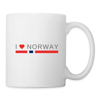 I Love Norway - Mug - white - Right