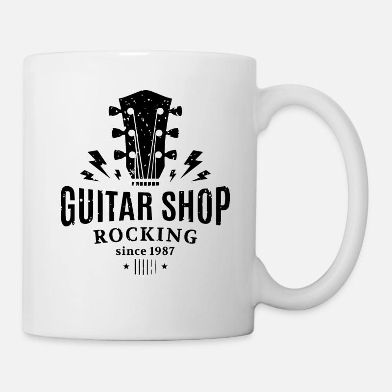 Guitar Shop - Tasse - Weiß