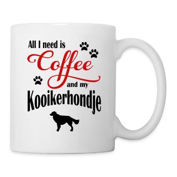 Café Kooikerhondje - Mug blanc - blanc - Droite