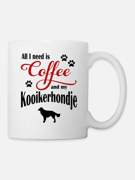 Café Kooikerhondje - Mug blanc - blanc