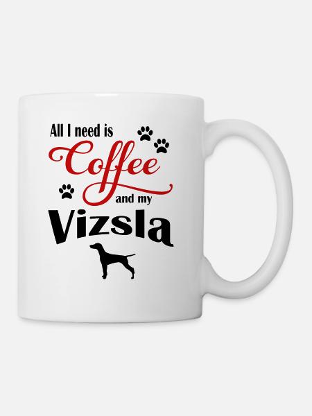 Vizsla Coffee - Mug - white