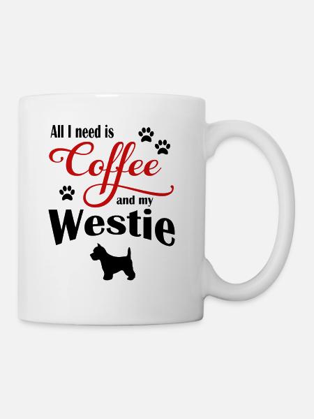 Café Westie - Mug blanc - blanc