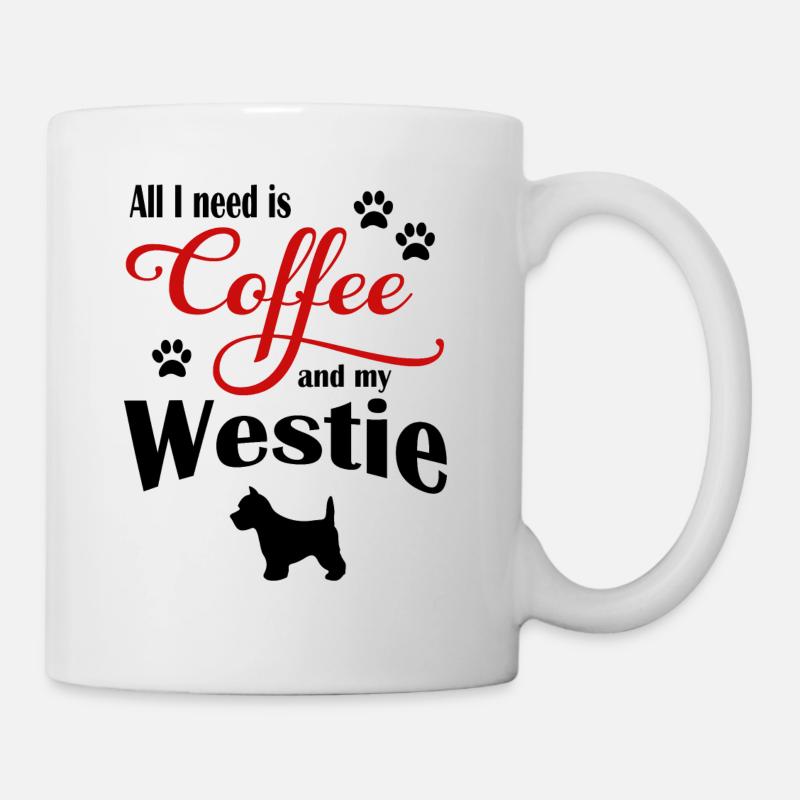 Westie Coffee - Tasse - Weiß