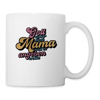 Muttertag Mama Muttertagsgeschenk Geschenkidee - Tasse - Weiß - Rechts
