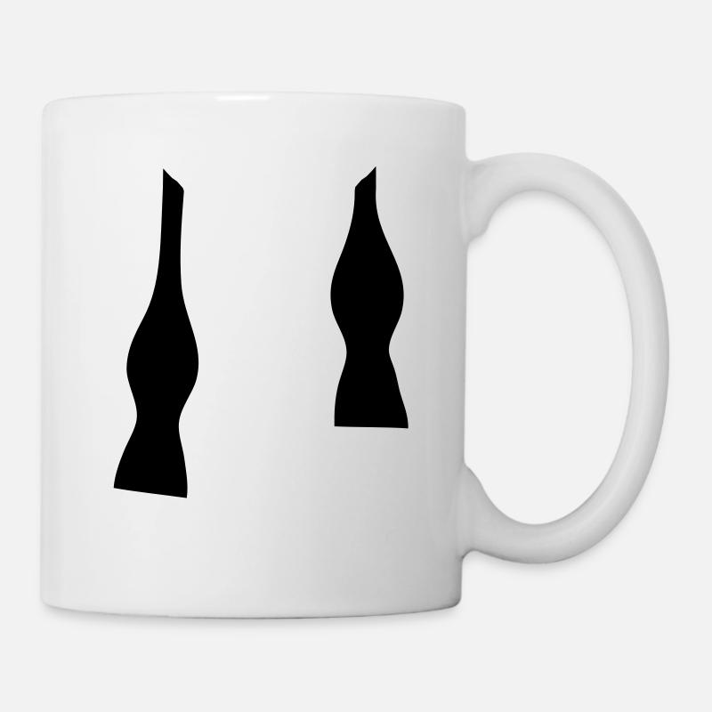 Fliege Un-done - Tasse - Weiß