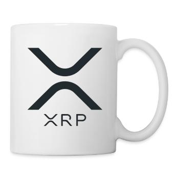 XRP Logo Bitcoin Krypto Ripple Logo New - Mug - white - Right