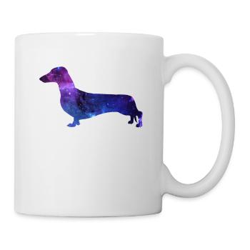 Teckel Galaxy Chien Cadeau - Mug blanc - blanc - Droite