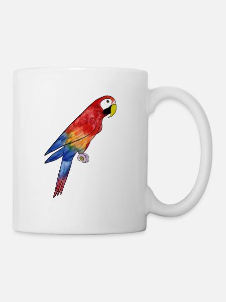 Perroquet Ara - Ara perroquet - Mug blanc - blanc