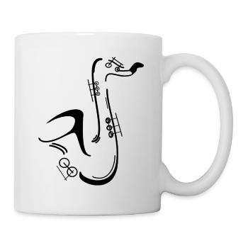 Sax saxophone saxophone - Mug blanc - blanc - Droite