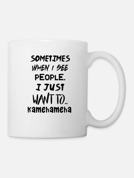 Kamehameha! mème - Mug blanc - blanc