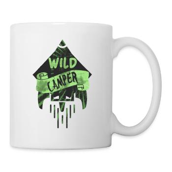 Camping Camper campeur Tente Drôle Cadeau - Mug blanc - blanc - Droite