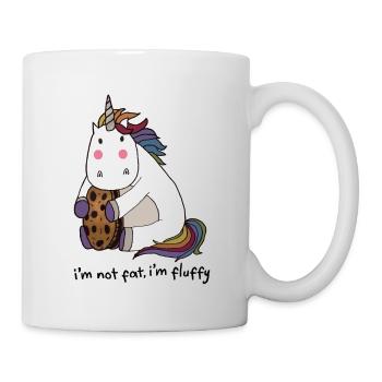 Fluffy Einhorn - Tasse - Weiß - Rechts